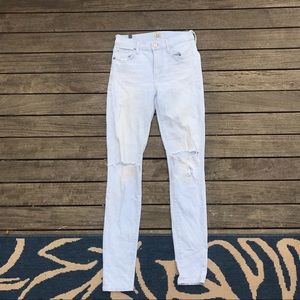 Citizens of humanity distressed skinny jeans